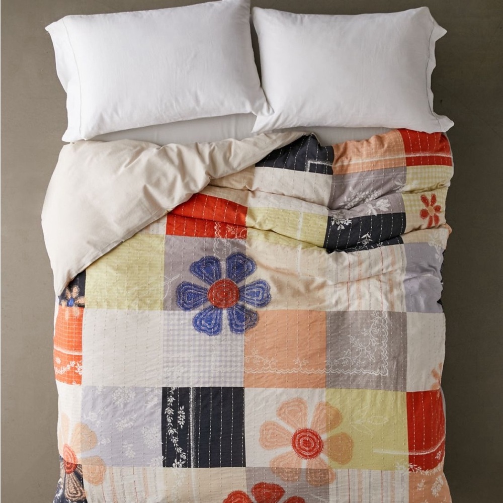 Urban Outfitters Rina Patchwork Duvet Full/Queen